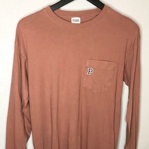 PINK l/s t shirt lightweight sweatshirt size XS